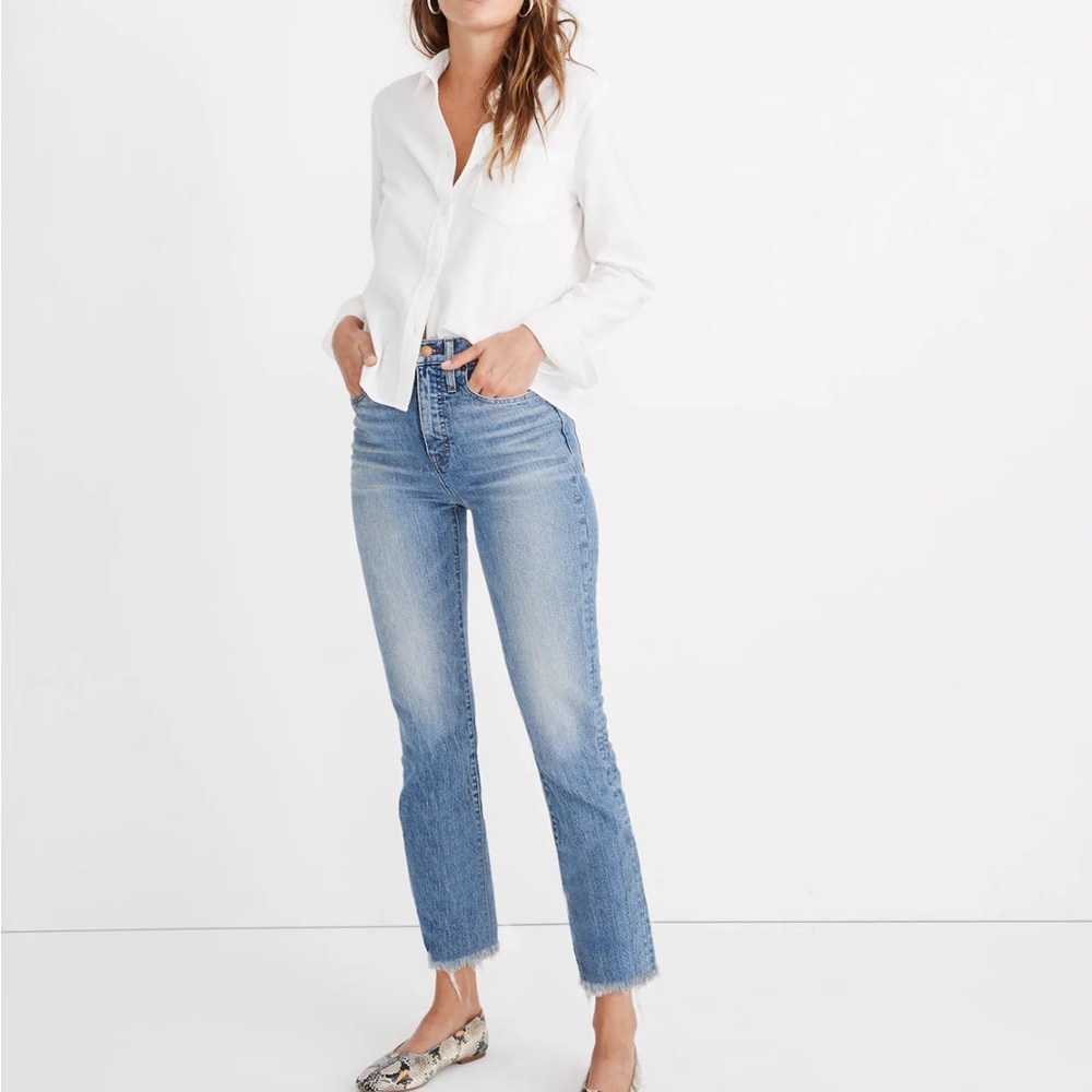 Madewell The Perfect Vintage Jean in Ainsworth Wash Size 26 EUC D0620